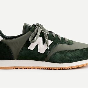 Green new balance sneakers